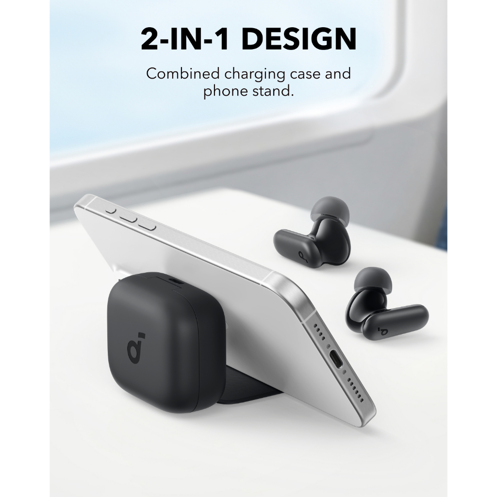 【TWS+ Stand】Soundcore by Anker R50i NC Earbuds Adaptive ANC Bluetooth 5.4 TWS 42dB Low Latency Headphone 45H Play Time Headsets 10mm Drivers Earphone TWS A3959 - Image 2