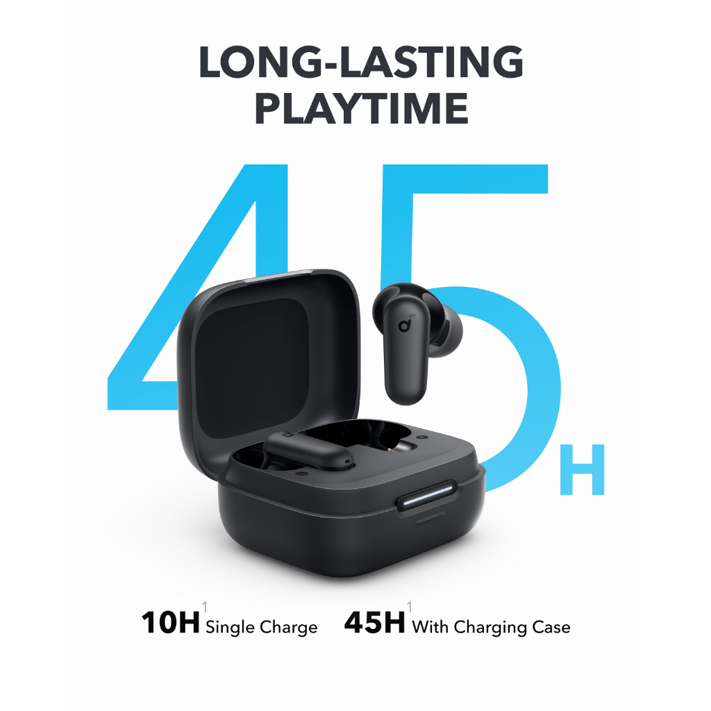 【TWS+ Stand】Soundcore by Anker R50i NC Earbuds Adaptive ANC Bluetooth 5.4 TWS 42dB Low Latency Headphone 45H Play Time Headsets 10mm Drivers Earphone TWS A3959 - Image 5