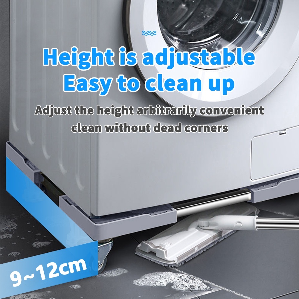 Washing Machine Stand Refrigerator Stand  With Wheel Heavy Duty Special Adjustable Base - Image 4