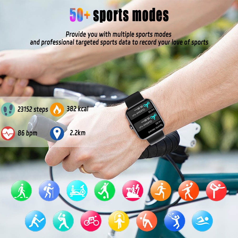 FILIEKEU smart watch for men blood sugar blood pressure monitoring watches waterproof sports fitness smartwatch for woman - Image 6