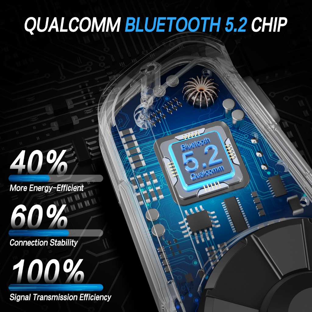 Tnicer G1EX Motorcycle Helmet Bluetooth Headset Music Sharing Support 6-riders Intercom Simultaneously - Image 2