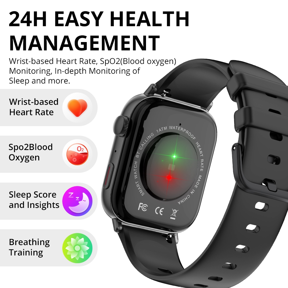 COLMI C8Max Smart watch Bluetooth call Accurate sleep monitoring AI Assistant IP68 waterproof sport watch - Image 3