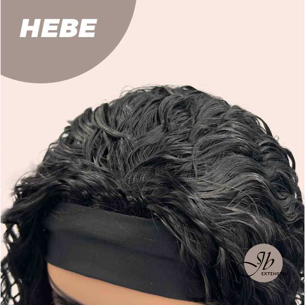 JBSELECT4YOU 65cm Headband Wig Female Extra Curly Hair Black Fashion Wig HEBE