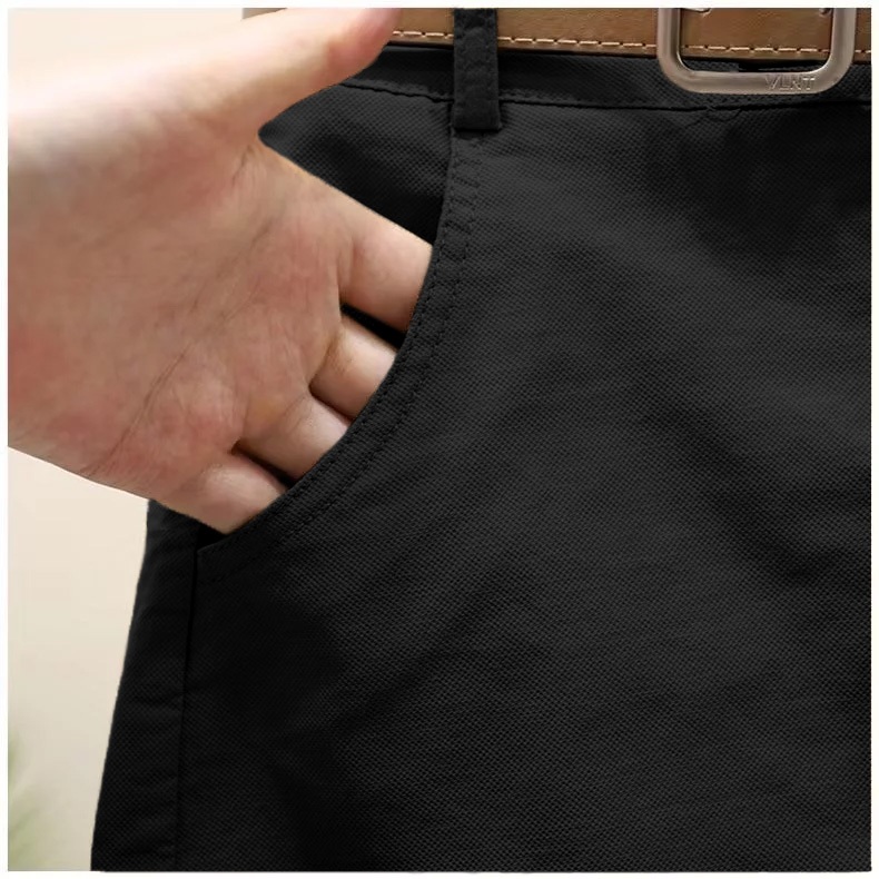 Korean Fashion Elastic Waist Skirt Slimming Skort Split Short Cargo Pants - Image 4