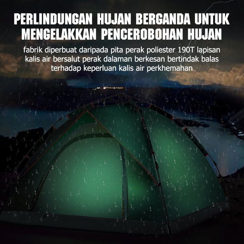 【COD】 Waterproof Automatic tent Pop Up Double Layers Camping Tent - Image 8