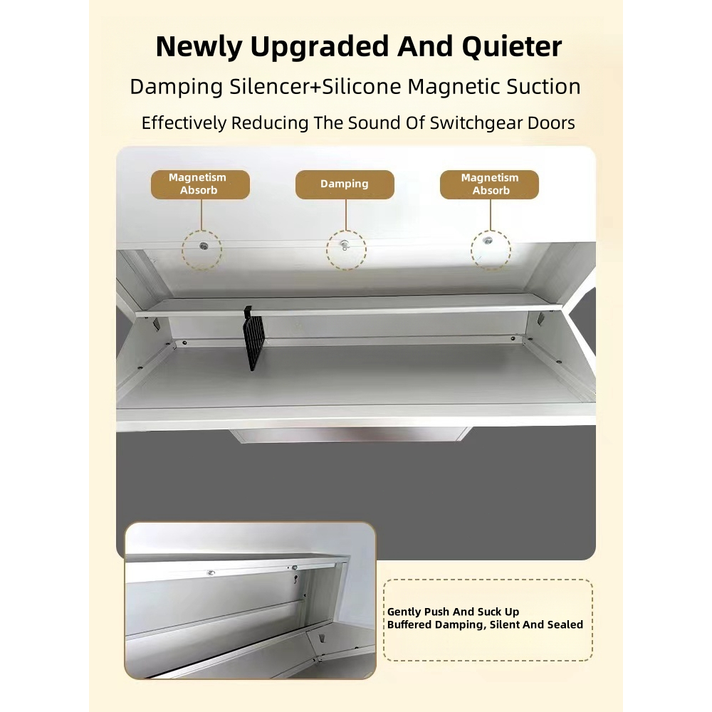 Ultra Thin Flip Bucket Shoe Cabinet For Home Use New Small-Sized And Thin Shoe Rack Entrance Cabinet - Image 4