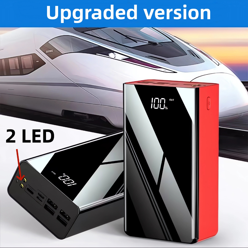 power bank 150000mAH powerbank type c with led light 2 Input 4 Output powerbank for iphone buy 1 take 3 gift - Image 8