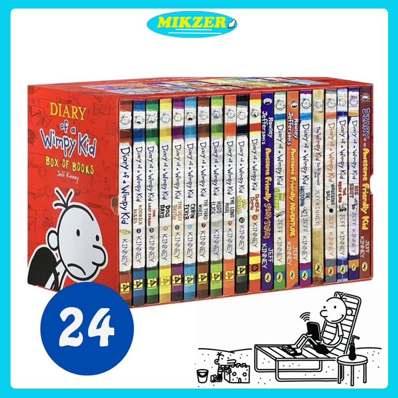 Diary Of A Wimpy Kid 絵本24冊 箱付き　新品 Diary of a Wimpy Kid 絵本24冊 箱付き 洋書 - メルカリ