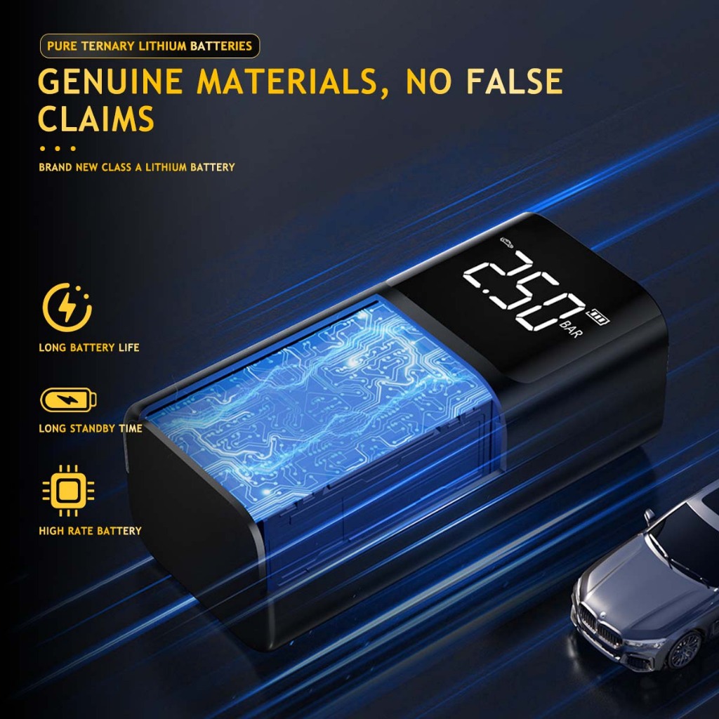 4 in 1 jump starter 20000mAh jump starter for car with air pump jump starter powerbank car battery jump starter - Image 3