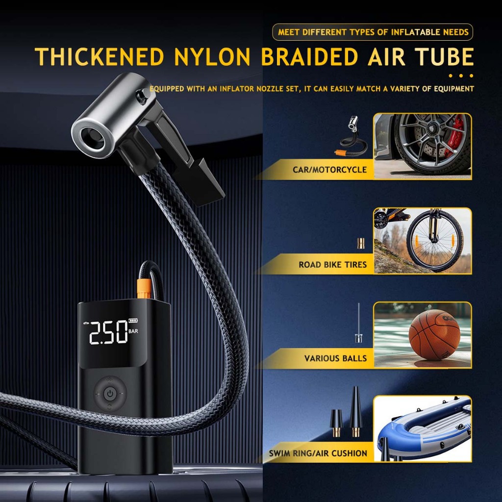 4 in 1 jump starter 20000mAh jump starter for car with air pump jump starter powerbank car battery jump starter - Image 6