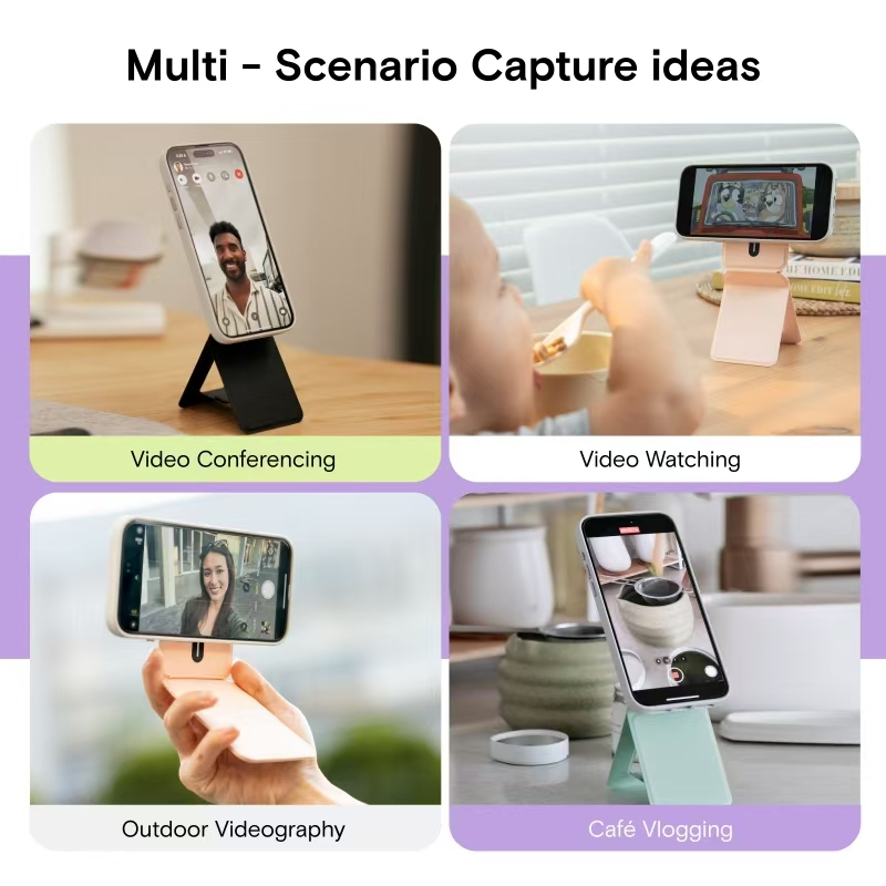 MOFT Snap Invisible Phone Tripod Stand MOVAS™ Magnetic Phone Stand Folding Holder for iPhone17/16/15/14/13/12 Series - Image 2
