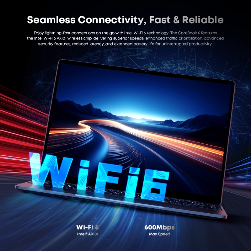 Chuwi Corebook X 2025 Laptop R5-7430U/i9-13900H 8Cores 14 inch FHD IPS Screen 32+1TB SSD WIFI 6 Windows 11 Gaming NoteBook PC - Image 6