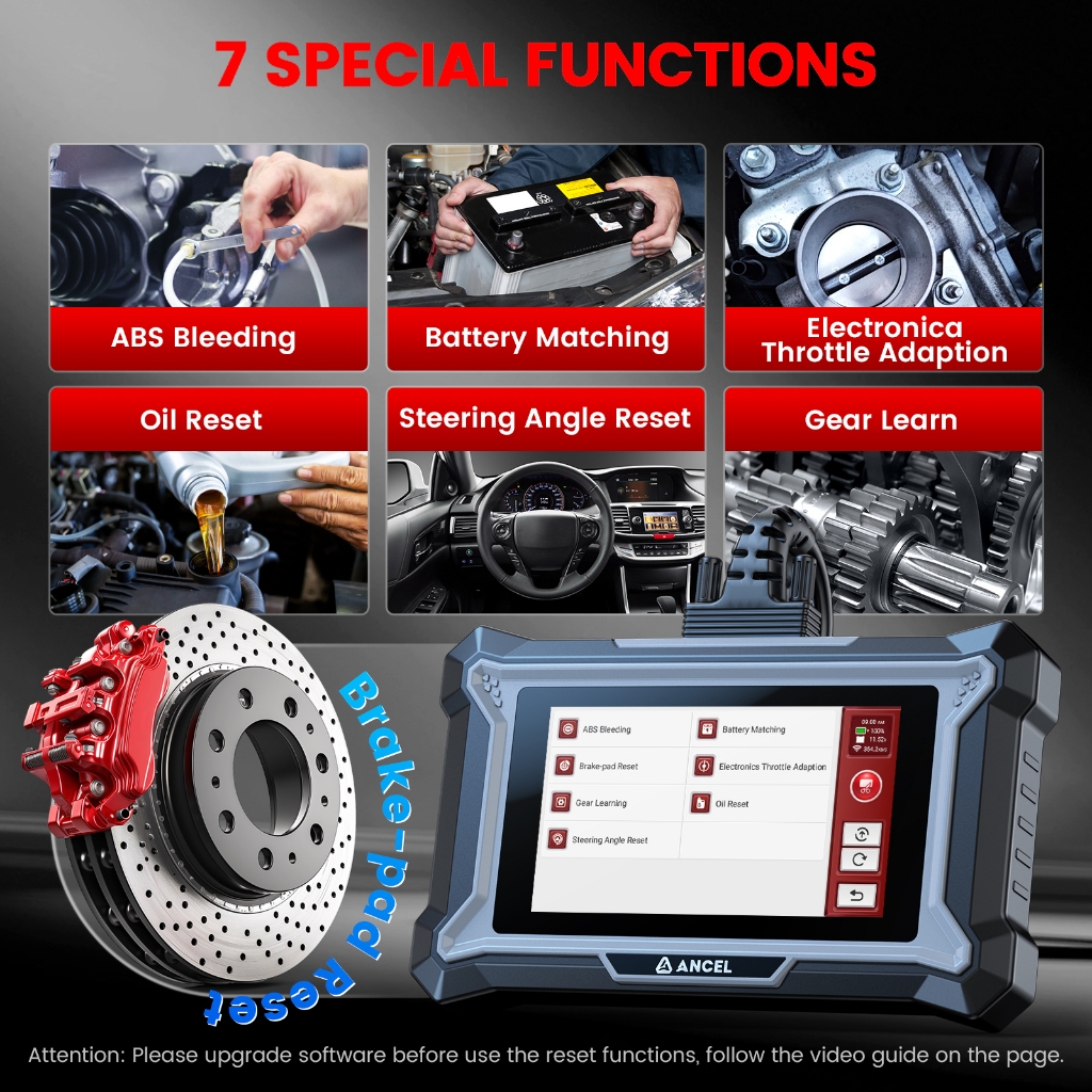 Ancel DS100 Automotive Advanced OBD2 Scanner Engine ABS SRS Transmission System Diagnostic Tool - Image 2