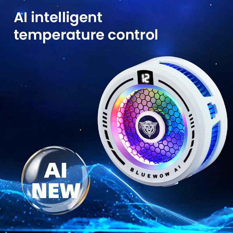 BlueWow X109 AI Smart Semiconductor Magnetic Mobile Phone Radiator Mobile Phone Cooler 3-speed Adjustment Digital Display — view 7