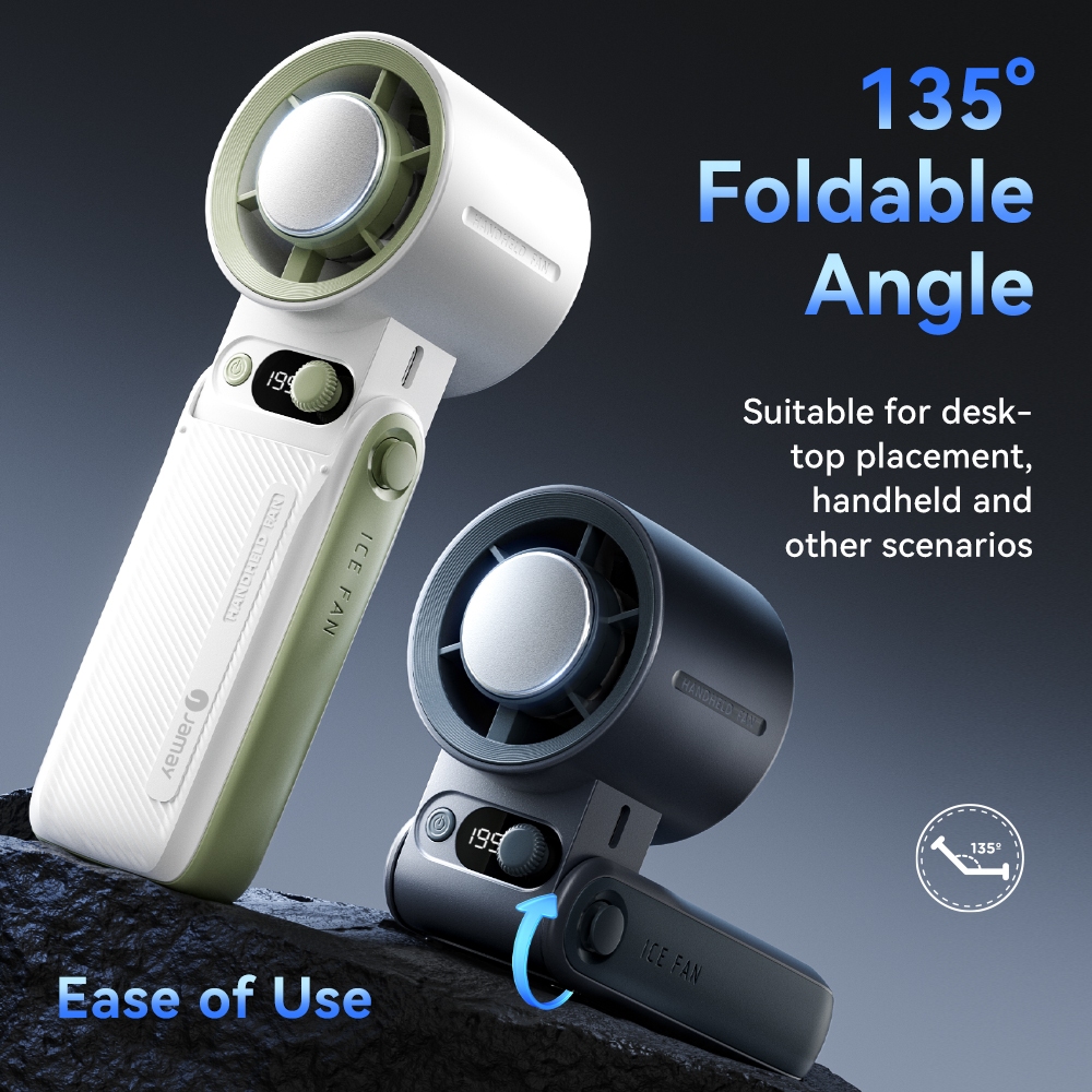 【Free Gift】Jamay F5 PRO Handheld Fan SuperconductingCooling 8000mAh Large Battery 135° FoldableAngle LED Display 199-speed Adjustment - Image 5