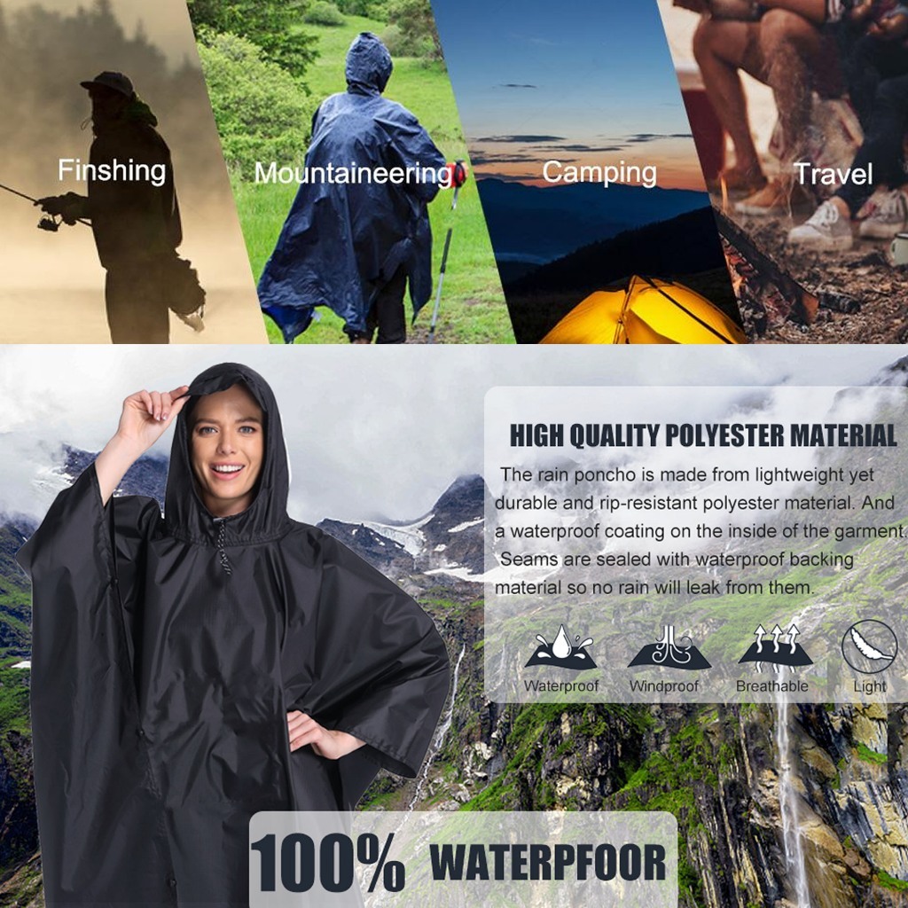 【Buy 1 take 1】H-885 Poncho Raincoat For Motorcycle Bicycle Poncho Makapal Kapote Raincoat High Quality Thickened Raincoat for Men Women - Image 3