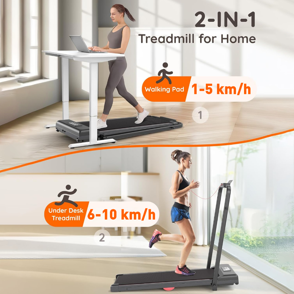 Treadmill Foldable Electric Portable Walking Pad for Home Use Lightweight Space Saving Treadmill - Image 8