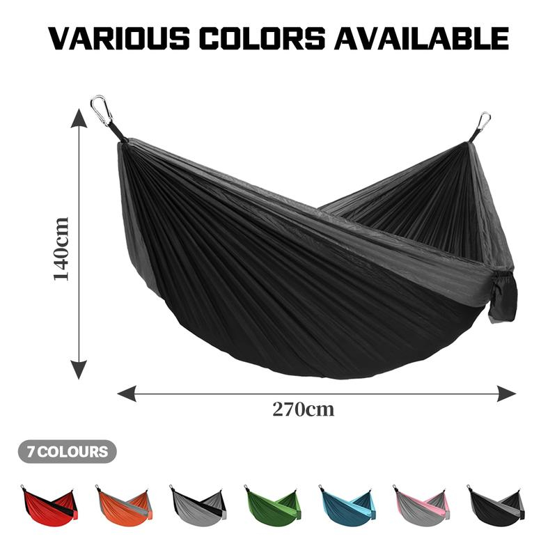 Hiking Outdoor Camping Duyan Hammock 180kg Military Foldable Camping Hammock Travel Double Outdoor Hammock Duyan for Adult Big Size with Storage Bag Cradle Original - Image 7