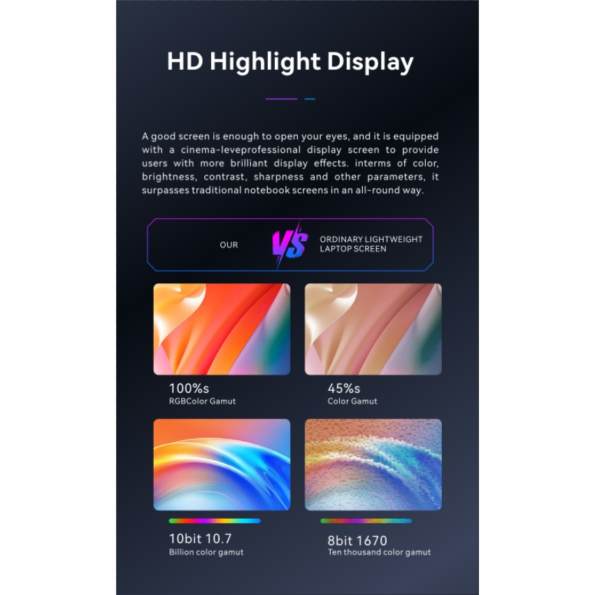 Lenovo Gaming Laptop Intel 13th Generation Core i7 Gamebook 15.6-inch Laptop DDR4 16GB RAM SSD 512GB Windows 11Backlit Keyboard Gamebook Laptop College Student Computer - Image 4