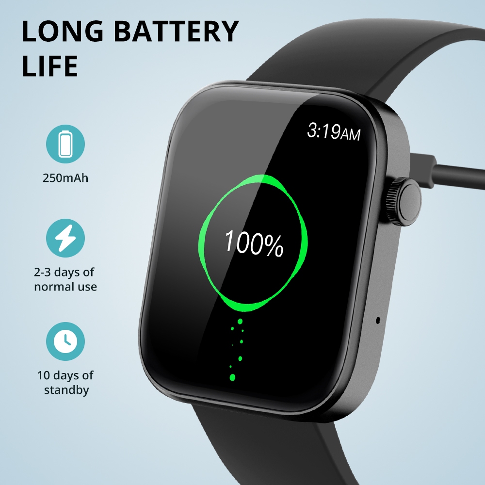 COLMI P71 Smart Watch Women Bluetooth Calling IP68 Waterproof Long Battery Life Blood Pressure Calculator - Image 7