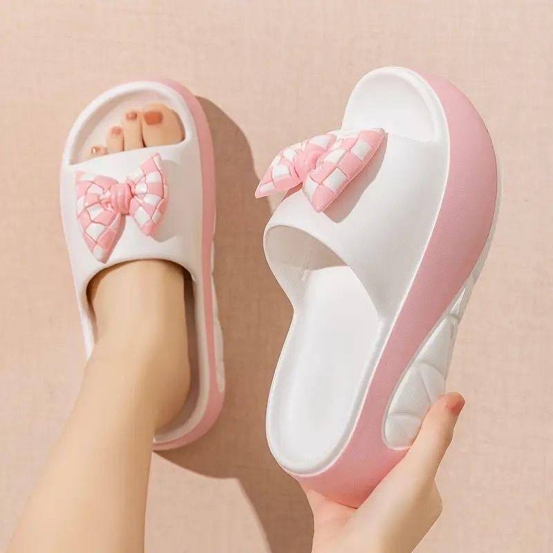 9CM EVA Women Wedge Sandals Increase Height Slippers For Women Anti-slip soft bottom Sandals#2325 - Image 2