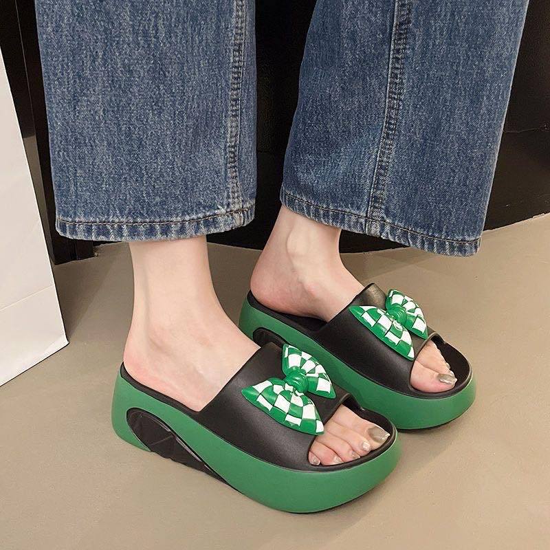 9CM EVA Women Wedge Sandals Increase Height Slippers For Women Anti-slip soft bottom Sandals#2325 - Image 4