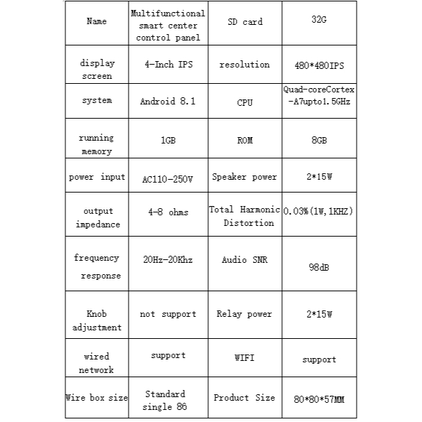 ANJIELO 6.8inch Tuya Smart Home Control Panel Controls All Tuya Smart Products Such As Home Smart Speakers and Lights Smart Home Automation — view 8