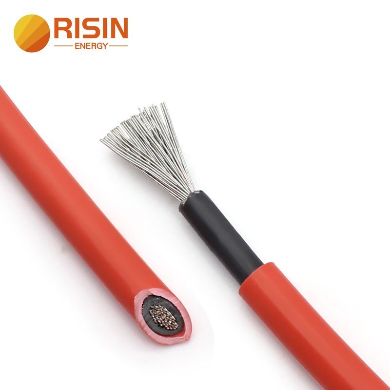 Risin Solar Cable PV Panel Wire UV Resisitant XLPE Insulation Solar DC Cable Factory — view 4