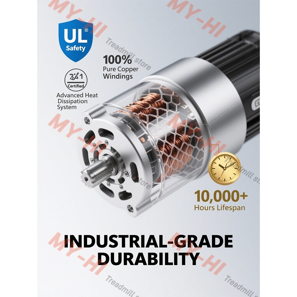 Treadmill Foldable Electric Portable Walking Pad for Home Use Lightweight Space Saving Treadmill - Image 2