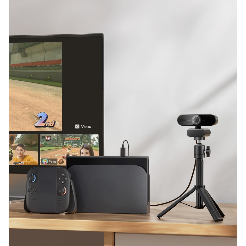 EMEET C60E 4K Webcam  | Fast AutoFocus | For Live Selling, Online Meeting, WFH | 4K, 1080p@60fps - Image 3