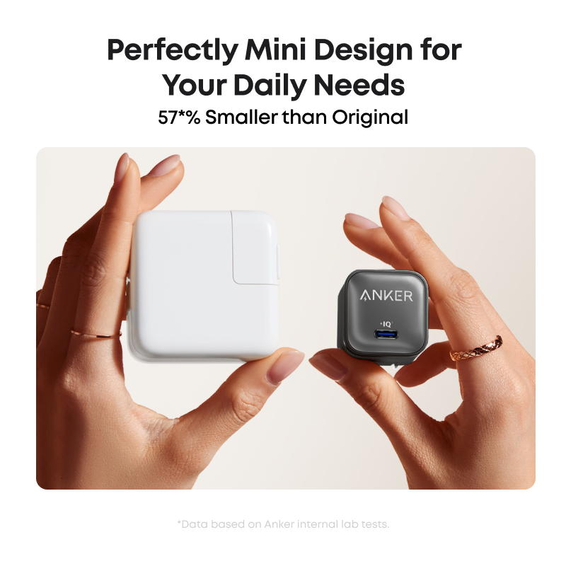 ANKER Nano 45W Type C Charger Fast Charging, Compact and Foldable Plug USB C Charger Block for Samsung Galaxy A2692 — view 2