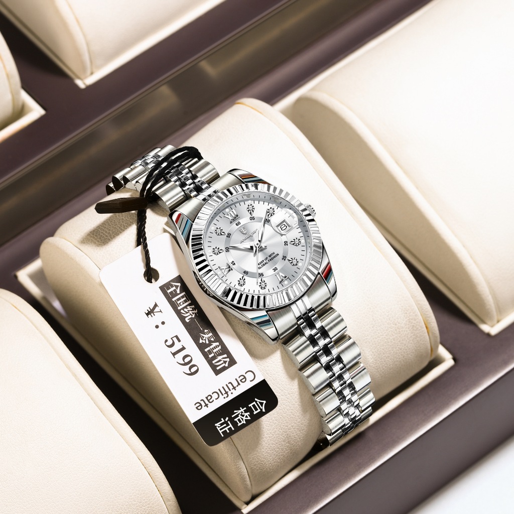 POEDAGAR Luxury Watch For Woman Waterproof Original Calendar Luminous With Box Gift Ladies Watches - Image 8