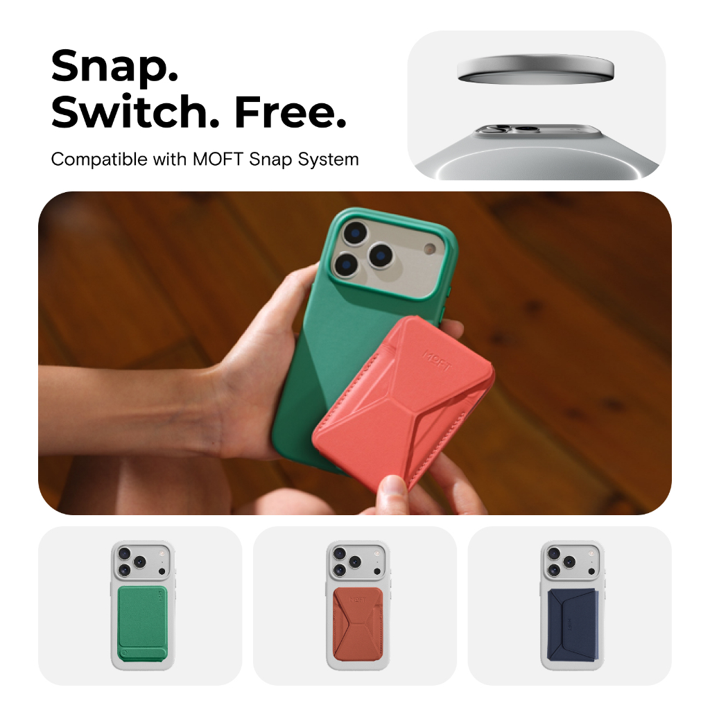 【NEW】MOFT MOVAS™ Snap Phone Case for iPhone 17 promax/pro/iPhone air-Magnetic Compatible&Camera Protection - Image 4