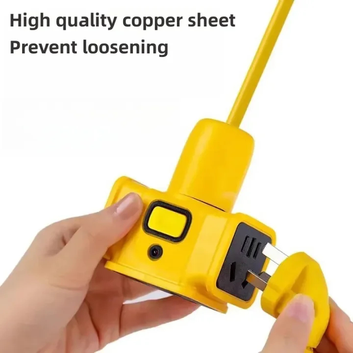 Extra long extension cord with switch and durable power strip - Image 6