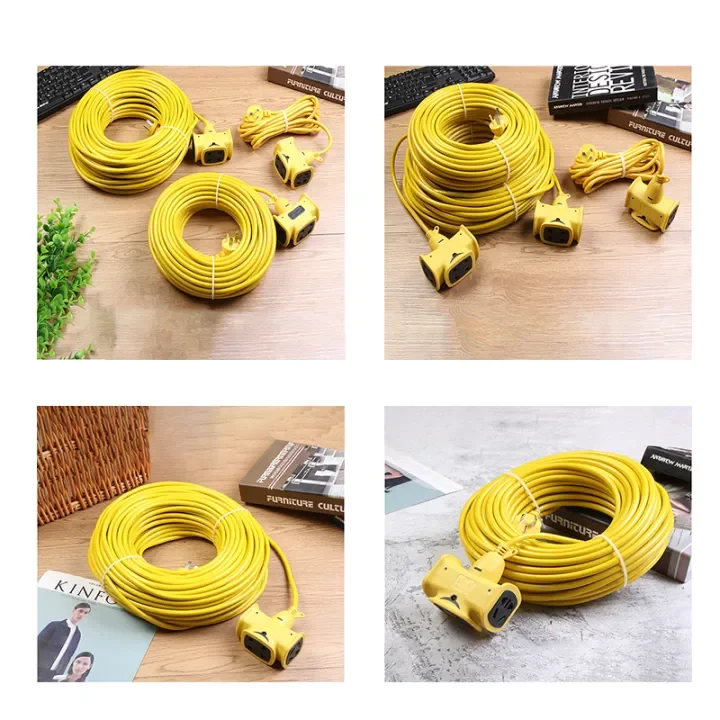 Extra long extension cord with switch and durable power strip - Image 7