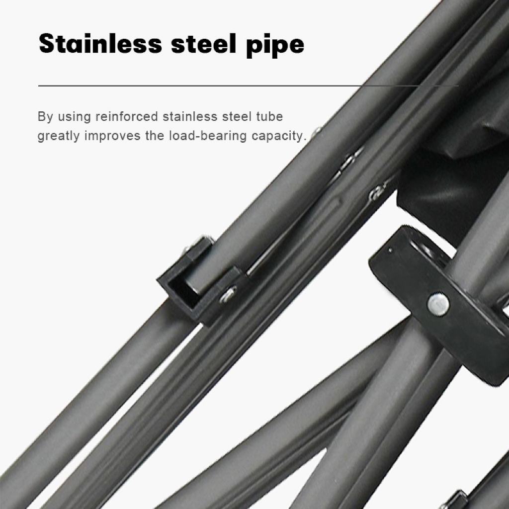 【COD】Portable Folding Chair Camping Chair Heavy Duty Folding Chair Outdoor Beach Chair Fishing Chair - Image 2