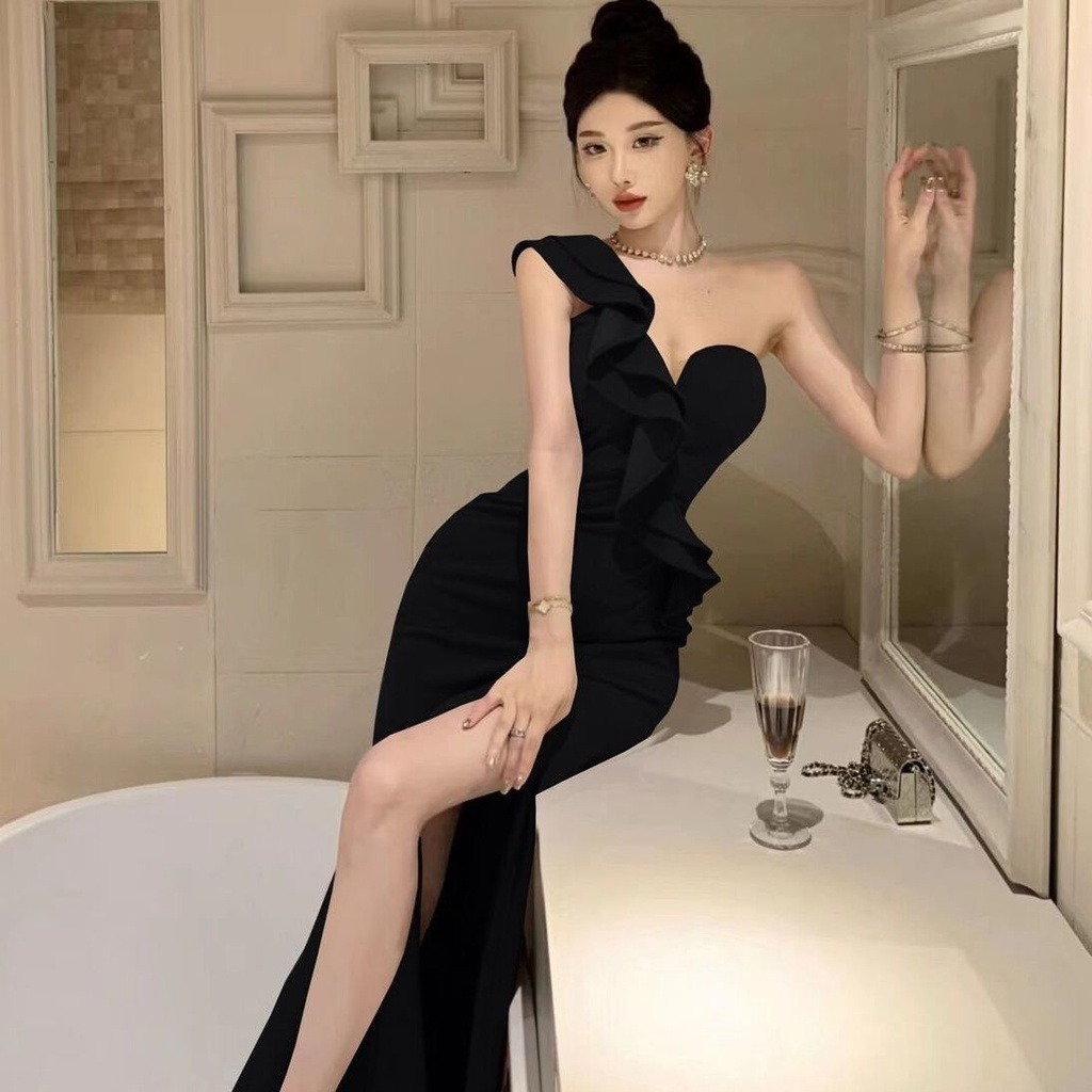 Shop cocktail dress black for Sale on Shopee Philippines