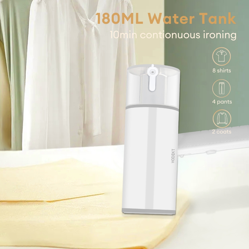 HODEKT Steam Iron Handheld Garment Steamer Travel Steamer Iron for Clothes Foldable and Portable - Image 4