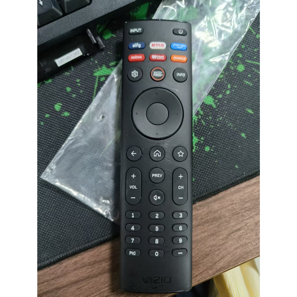 Telecomando Vizio Nero Telecomando VIZIO VR2 Sostitutivo - Compatibile Con Modelli VO370M, VL260M, VL320M, VL370M, VO320E, VR4, VR5 Telecomando TV Vizio Modelli VL370M VO320E