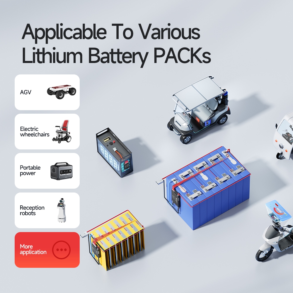DALY Smart BMS Bluetooth Built-in 30A–200A 4S-24S  Li-ion/LiFePO4/LTO Multiple Strings — view 3