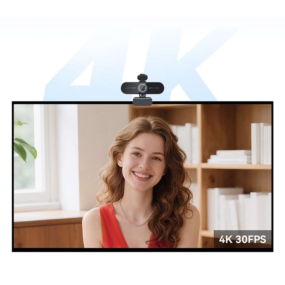 EMEET C60E 4K Webcam  | Fast AutoFocus | For Live Selling, Online Meeting, WFH | 4K, 1080p@60fps - Image 2