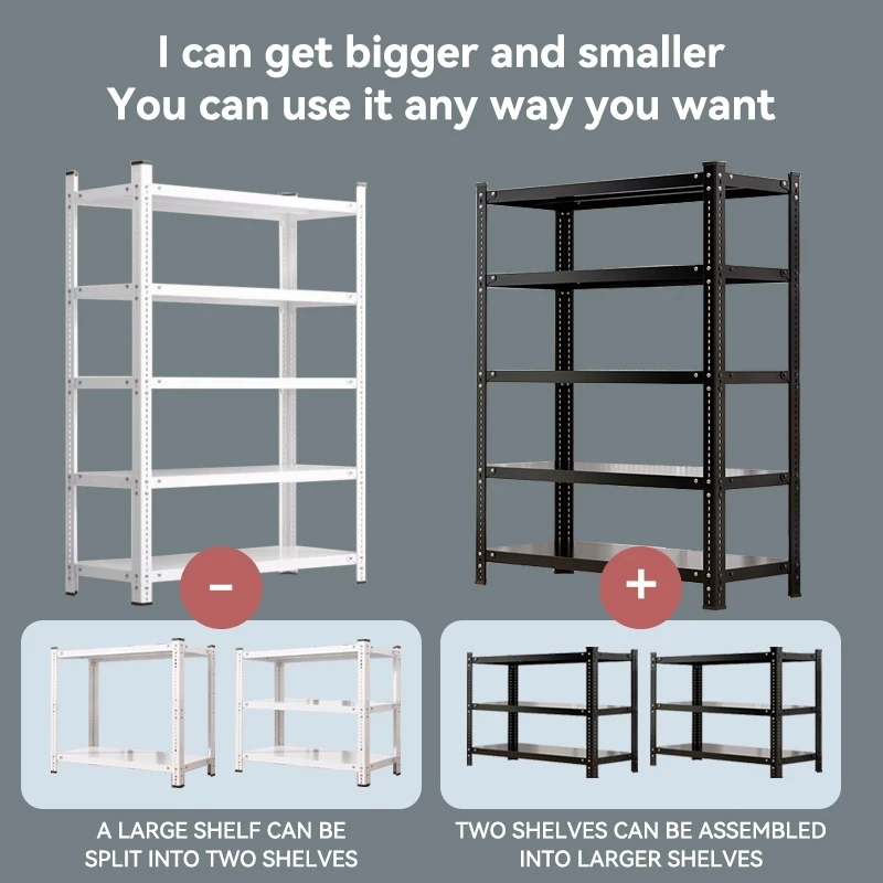 Metal Rack Shelves Heavy Duty Bolt Rack Metal Shelf Stainless Rack Adjustable Metal Organizer - Image 7