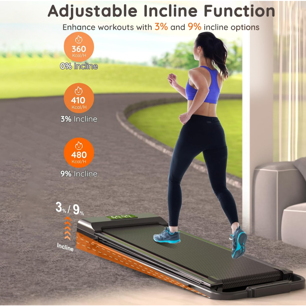 Treadmill Foldable Electric Portable Walking Pad for Home Use Lightweight Space Saving Treadmill - Image 5