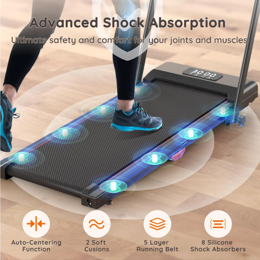Treadmill Foldable Electric Portable Walking Pad for Home Use Lightweight Space Saving Treadmill - Image 6