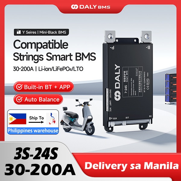 DALY Smart BMS Bluetooth Built-in 30A–200A 4S-24S  Li-ion/LiFePO4/LTO Multiple Strings — view 8