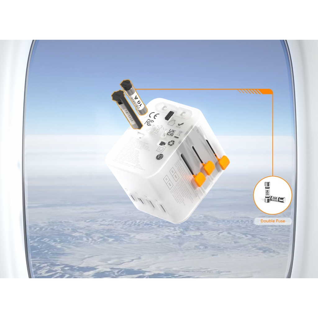 TESSAN Universal Travel Adapter with USB+Type C,Charger Plug Adaptor for Japan Hong Kong TH SG KR VN - Image 6