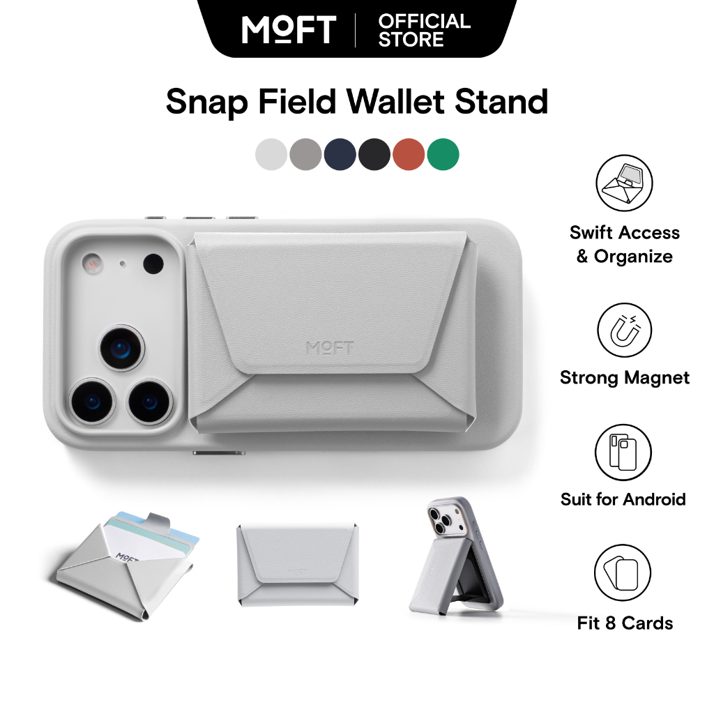 【NEW】MOFT Snap Field Wallet Stand 2025 Phone Stand Compatible with iPhone 17 Series