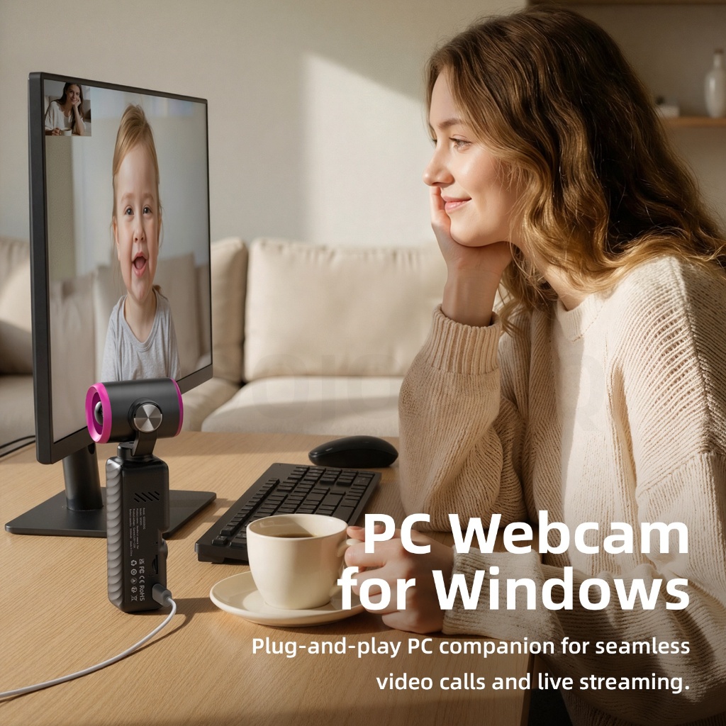 GOOJODOQ Camera fan Mini Rechargeable Handheld Portable Taking Photo Video Outdoor Turbo Jet GFS025 - Image 5