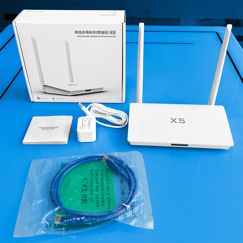 Tuya Zigbee Wired Gateway X5 Smart Home Hub Bluetooth Gateway Strong Signal Amplifier Long Range Extender Multi‐function Smart Home Bridge Works with Tuya Smart Life App for Smart — view 4