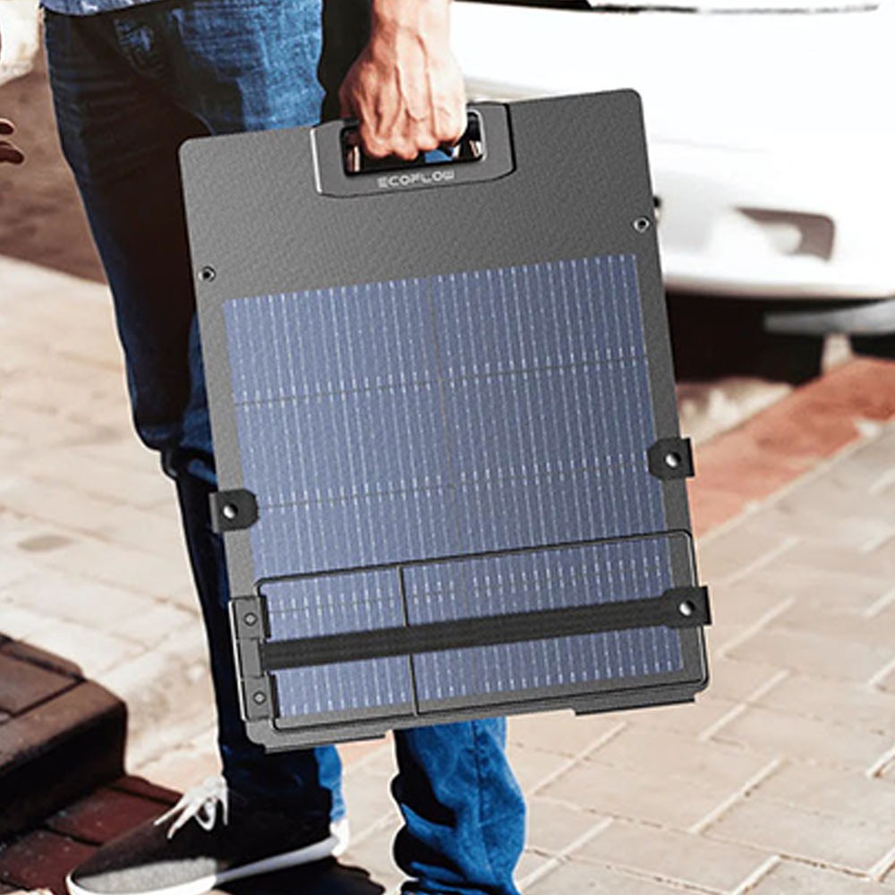 ECOFLOW 60W 110W High-Efficiency Portable Solar Panels with 23% Conversion Rate, IP68 Waterproof - Image 2
